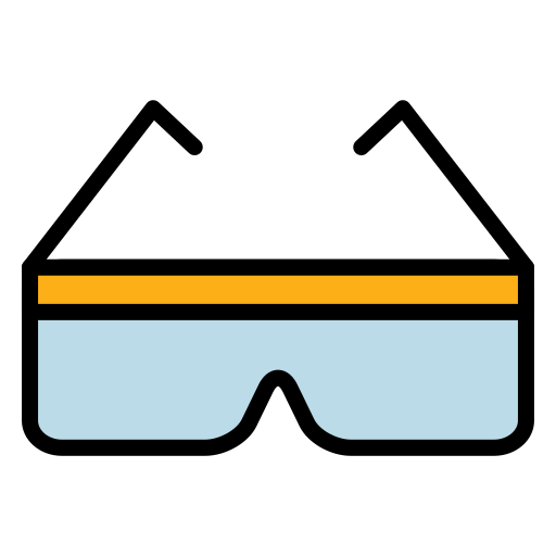 lentes de seguridad icono gratis