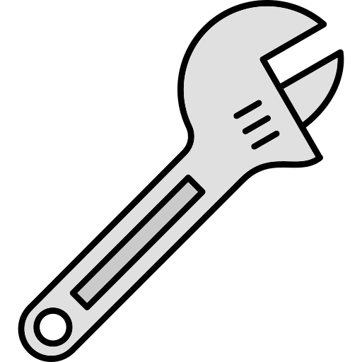 llave inglesa icono gratis