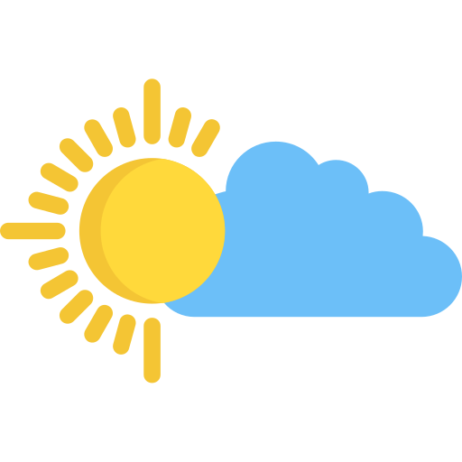 Sun cloud - Free weather icons