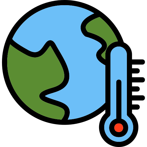 Global warming Generic Outline Color icon