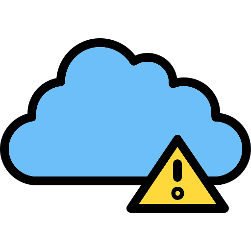 alerte météo Icône gratuit alerte météo Icône gratuit