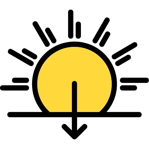Sunset free icon Sunset free icon