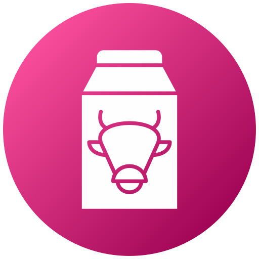 Milk Generic Flat Gradient icon