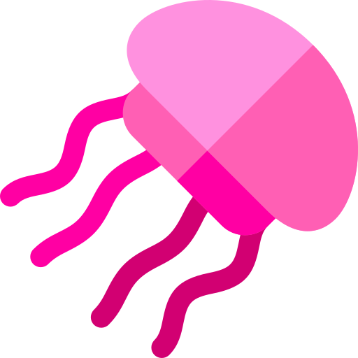 Jellyfish Basic Rounded Flat icon