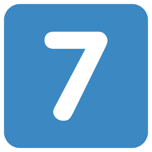 number 7 icon
