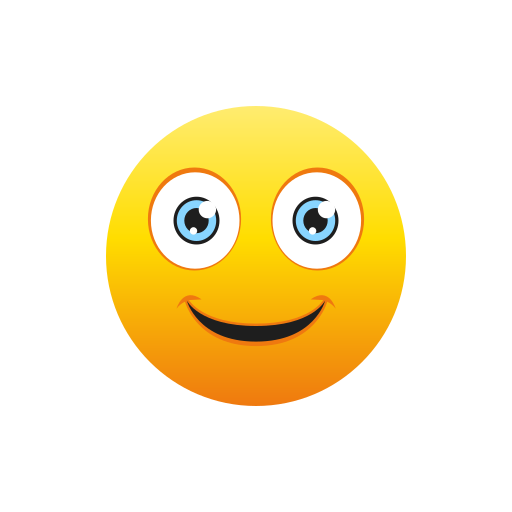 Happy face Generic Flat Gradient icon