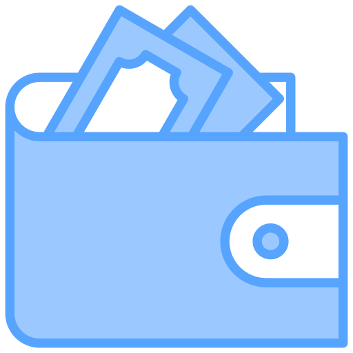 Wallet Generic Blue icon