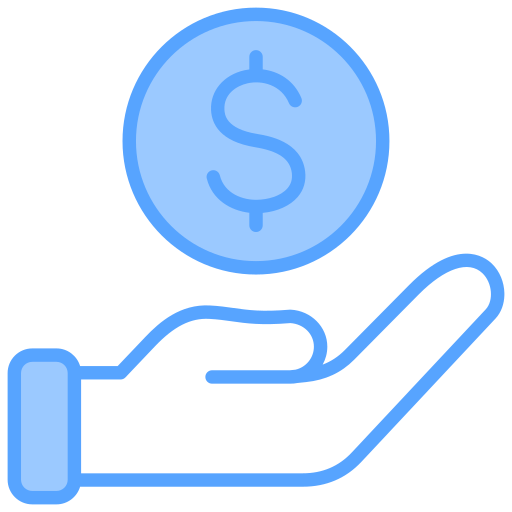 Money Saving Generic Blue Icon