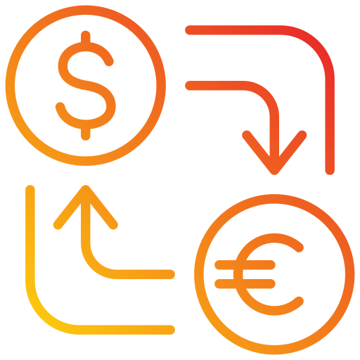 Money exchange Generic Gradient icon