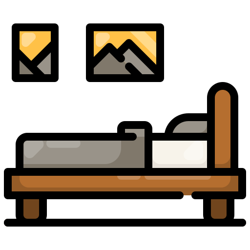 cama icono gratis