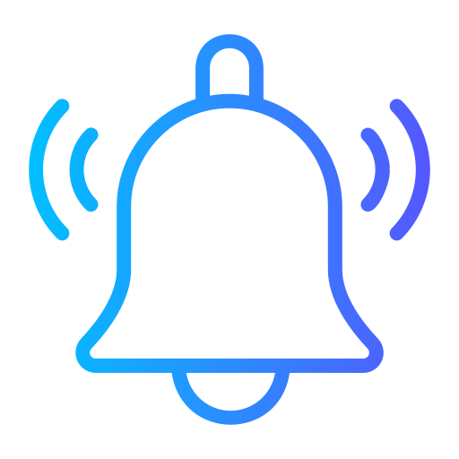 Bell Generic Gradient icon