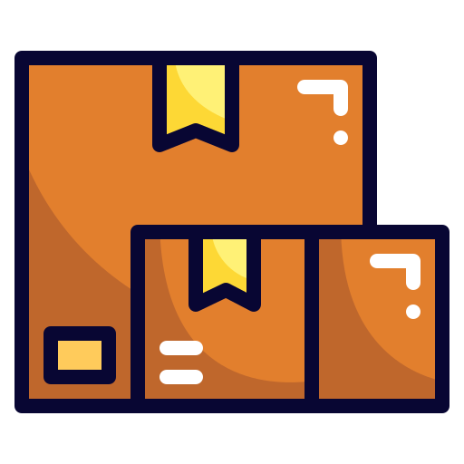Boxes free icon