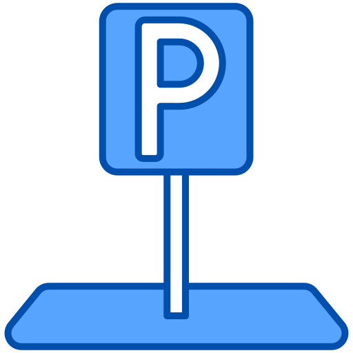 Parking sign Generic Blue icon