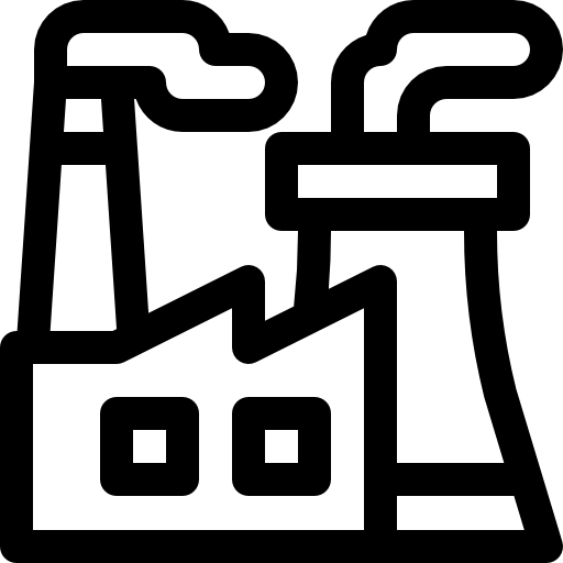 planta nuclear icono gratis