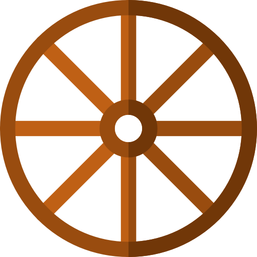 wooden wheel clip art