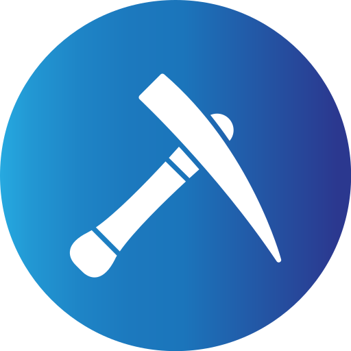 Pickaxe Generic Blue icon