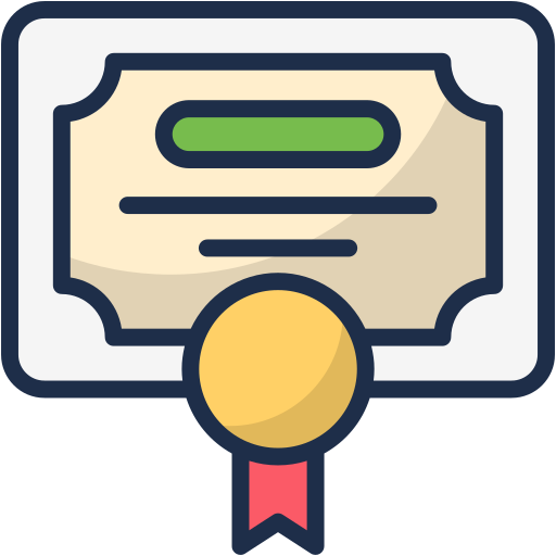 Certificate free icon Certificate free icon