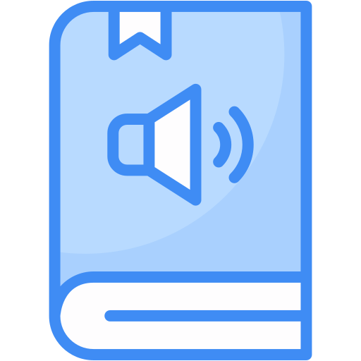 Audio book free icon