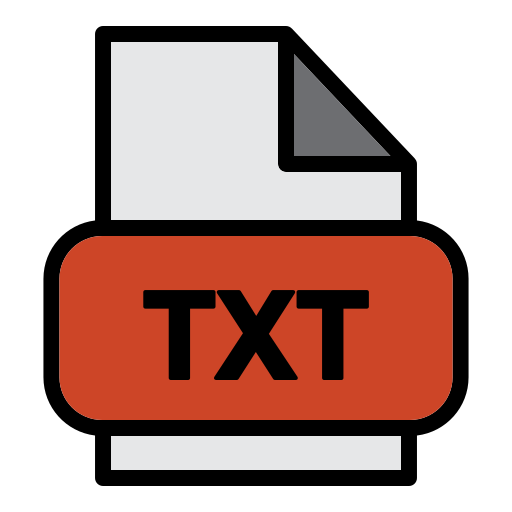 archivo txt icono gratis