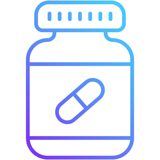 Pills bottle Generic Gradient icon