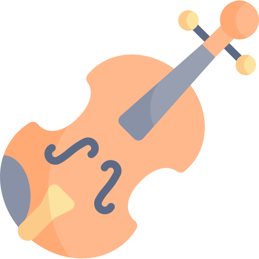 violín icono gratis