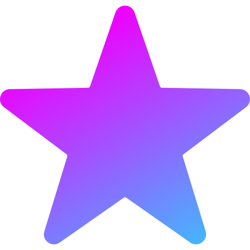 Star Generic Flat Gradient icon