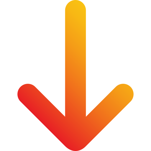 flecha hacia abajo icono gratis