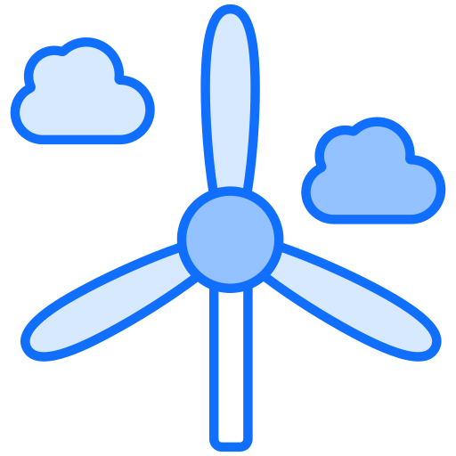 Wind turbine free icon
