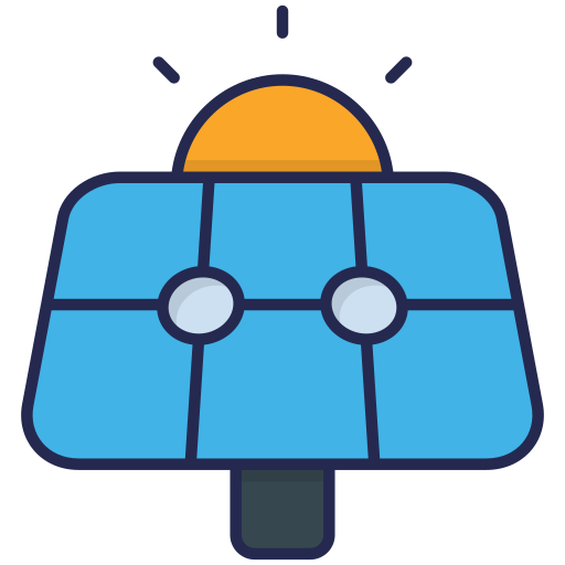 Solar power free icon