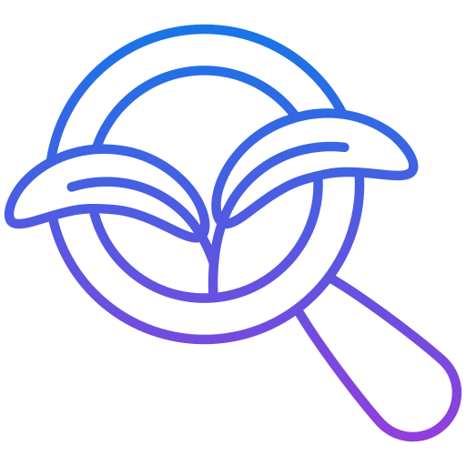 investigación natural icono gratis