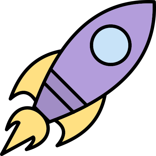 Rocket Generic Detailed Outline icon