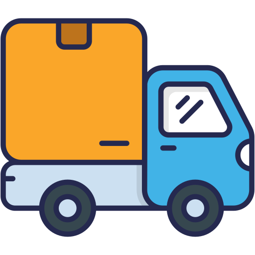 Delivery truck - free icon