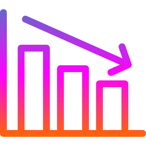 gráfico de barras icono gratis