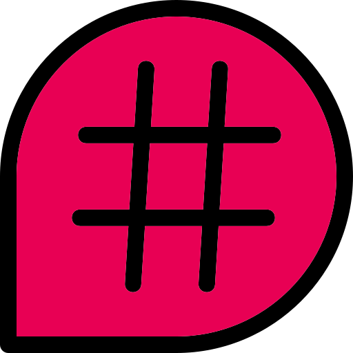 Hashtag - Free social media icons