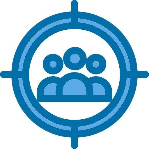 público objetivo icono gratis