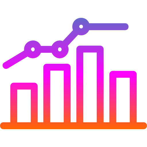 gráfico de barras icono gratis