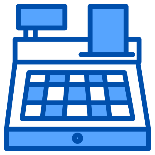 caja registradora icono gratis