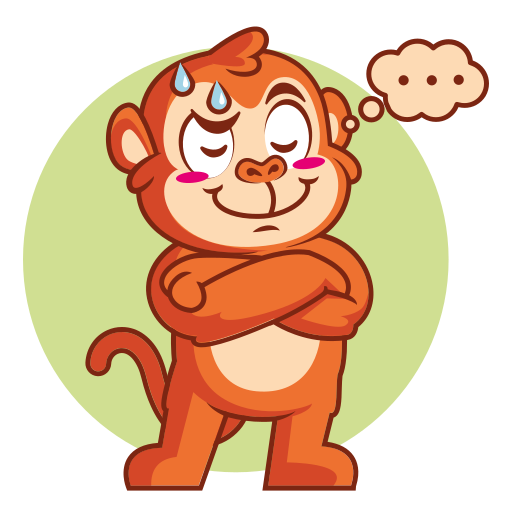 Thinking bubble free sticker Thinking bubble free sticker