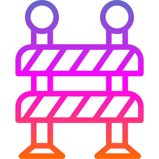 barrera icono gratis