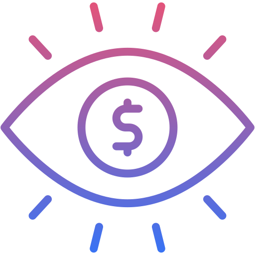 visión icono gratis