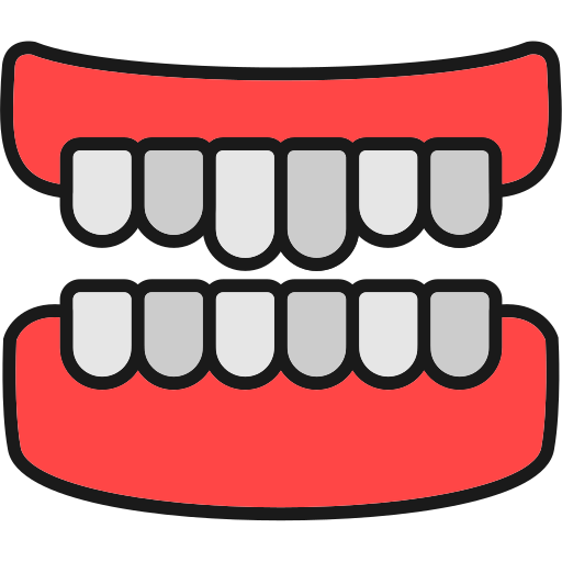 Denture Generic Outline Color icon