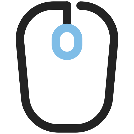 Mouse Generic Outline Color icon