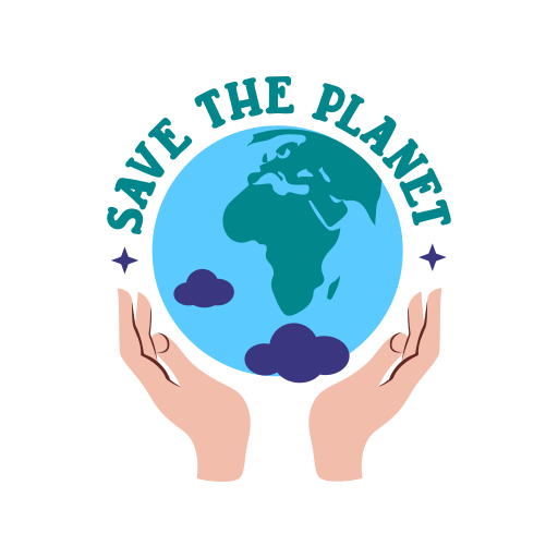 Save the planet Stickers - Free ecology and environment Stickers