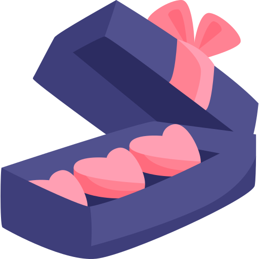 Chocolate box free icon