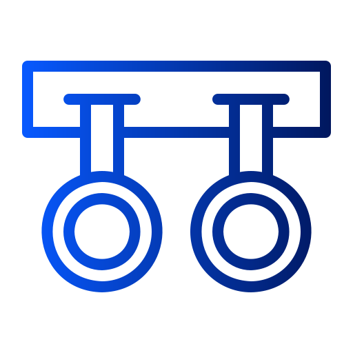 Gymnastic rings free icon Gymnastic rings free icon