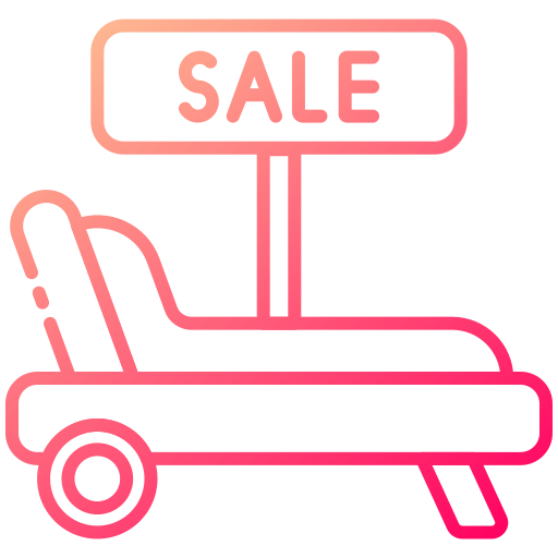 silla de playa icono gratis