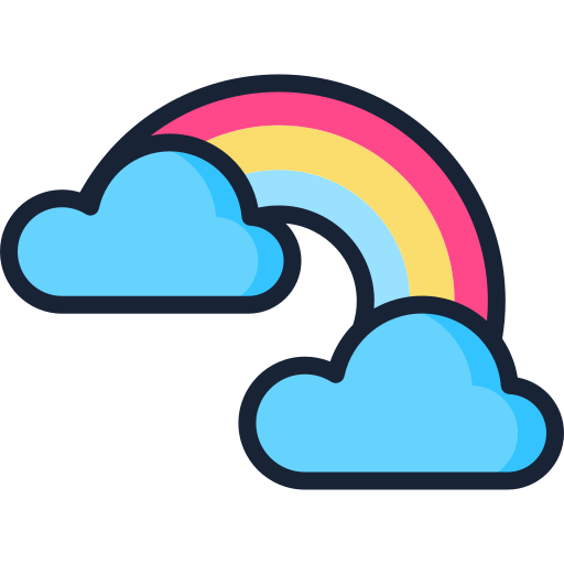 Rainbow free icon