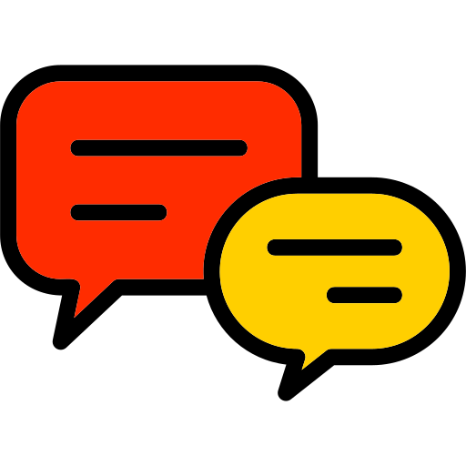 Chat Generic Outline Color icon