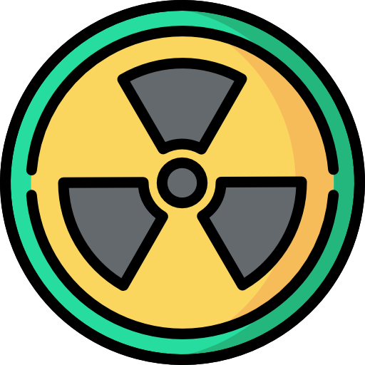 radioactivo icono gratis