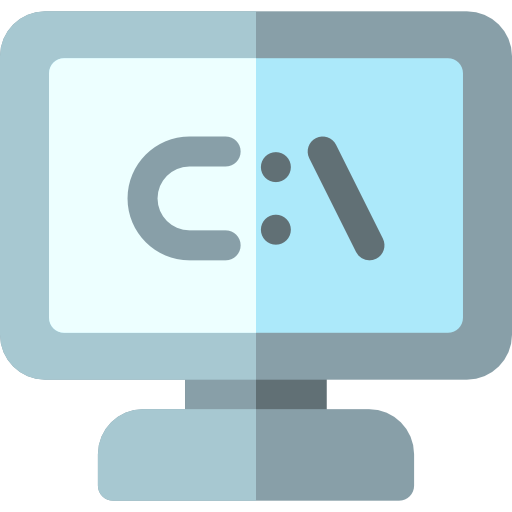 Computer Basic Rounded Flat icon